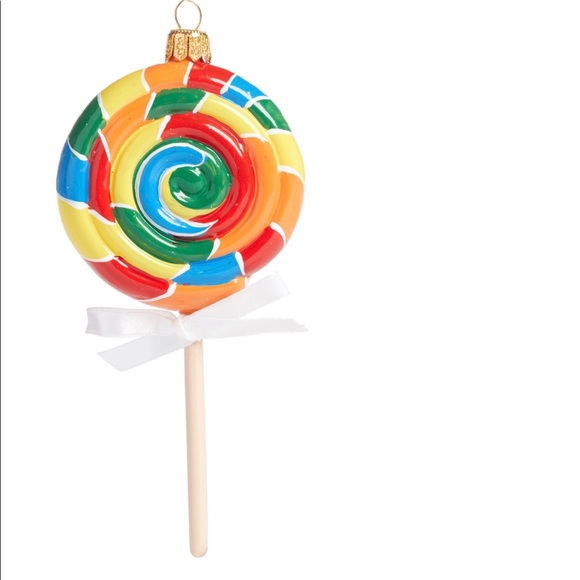 Glass lollipop ornament NWT by Mouth Blown - Picture 1 of 4